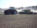 CIH MX305 w/ John Deere 1990 CCS drill