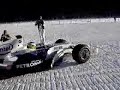 1st time a BMW F1 car drove on the frozen lake in St.Moritz