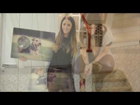 Magnetische Napfunterlage für Hunde Spot