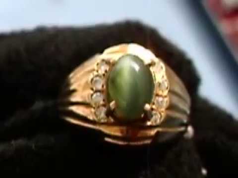 NATURAL CAT EYE APATITE ( CA-0028 )