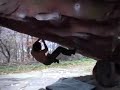 Bouldering: Mensch und Maschine (8b/8b+), Riesenstein Bouldering: Mensch und Maschine (8b/8b+), Riesenstein