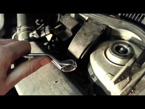 How to remove shock mount on a MK4 vw jetta Golf or GTI when changing your shocks DIY