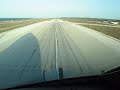 Landing at Curacao from Cockpit B747