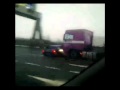 Lorry driver doesn't see car in HD