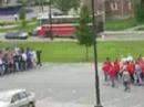 Russian football fans brawl