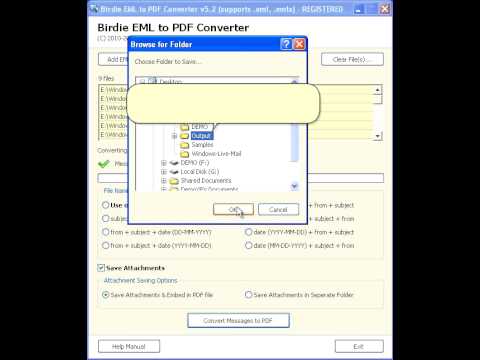 how to open eml file