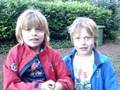 My sons singing the National Anthem of the Netherlands; het Wilhelmus  