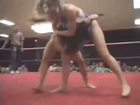 Catfight brunette