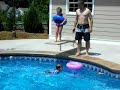Fun on the diving board