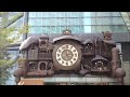 【HD】宮崎駿デザインの日テレ大時計15時【汐留】【日本テレビ】【マイスタ前】 世界5大時計