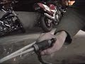 the late great mark reiman demonstrates how to light 'em up suicide shift style on his harley-davidson panhead abuse...www.cycledoctor.com