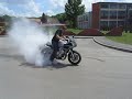 Yamaha Fazer FZ6 S burnout Yamaha Fazer FZ6 S burnout
