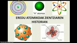 Eredu atomikoak zientziaren historian