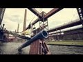 Wakeboard in una miniera di carbone