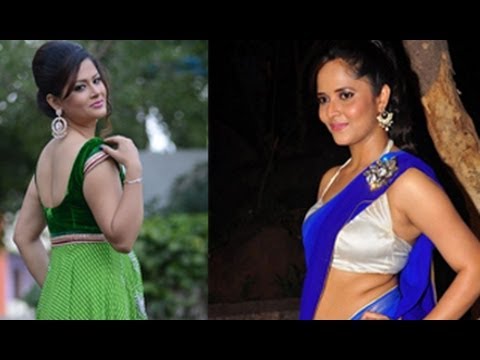 Telugu Hot Tv Anchor Shilpa Chakravarthy Follows Anasuya