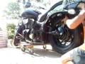 Something is broken,but I can't tell where.Here is me removing the rear tire,final drive unit. Pt 1