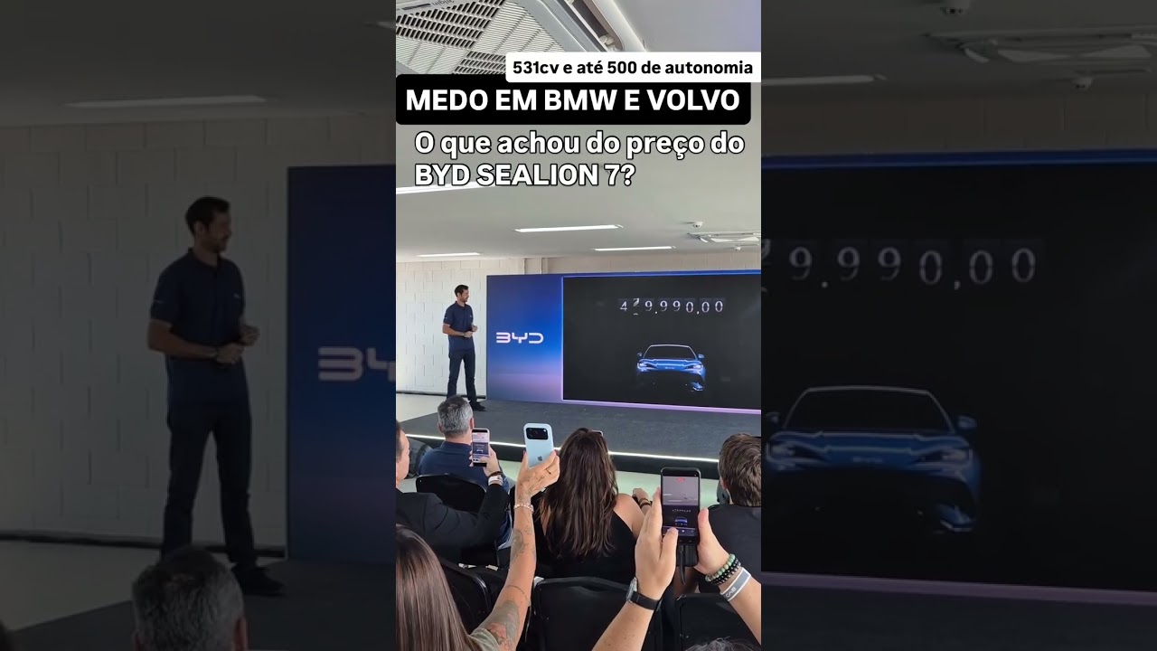 BYD É MARCA PREMIUM? Gostou do preço do Sealion 7? Vai incomodar os concorrentes?