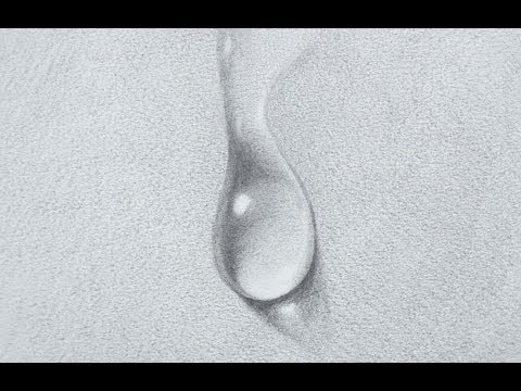 how to draw water drops
