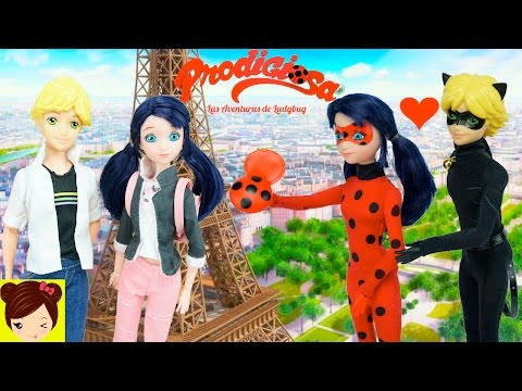 muñecas de marinette y adrien