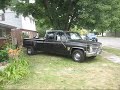 85 Chevy C30 Dually 454 Open Headers and Burnout