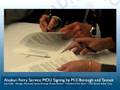 Leading Change 08: Oct 3 MOU Signing by M-S Borrough and Tyonek Native Corp.