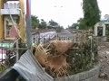 mantralayam floods man died with iron grill and people climbing second floorS deadbody .mpg
