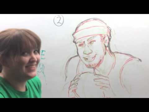 how to draw off the top of your head