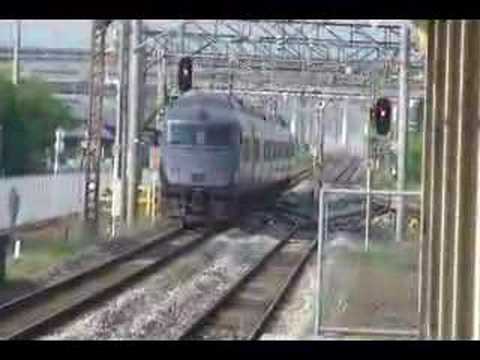 JR九州　787系（BM-4編成）篤姫ラッピング編成　【瀬高駅通過】