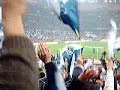 Finale Coupe de la Ligue - F�te joueurs-supporters bordelais