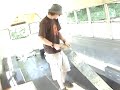 Craig removes the floor covering