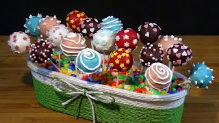 RECETA DE CAKE POPS (Tartas en piruletas)