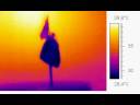 infrared newborn butterfly
