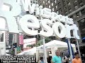nintendo took over times square to demo its new sports games presenting the wii motionplus. freddy harris, percussion virtuoso was there to set the mood. www.myspace.com/steelxplosionacademy www.myspace.com/freddyharris3rd www.steelxplosion.com
