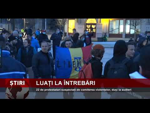22 de protestatari suspectați de comiterea violențelor, duși la audieri