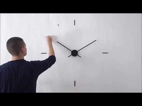 Wanduhr gestalten 100 cm im Durchmesser