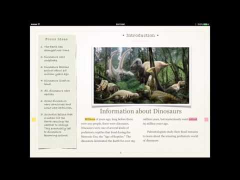 video-linktoworks-How to create notes and flashcards in an iBook