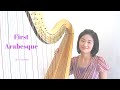 Harpist Tomoko Sato plays First Arabesque by Debussy