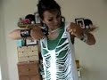 another Rocker style t-shirt cutting video by KANDEE