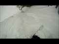 Sit skiing Coffin at Whistler