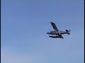 extreme short take off from water in float plane