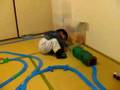 やや復活？　プラレールで遊んでます
