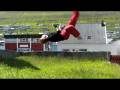 Flashkick -- me doing a flashkick out in my frontyard.