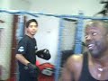 Sifu Sharif Bey, master of the Hung Ga Kung Fu, shares fighting techniques with the Black Taoist
