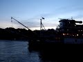 Delta Queen passing Julia Belle Swain