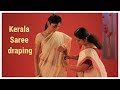 How to wear a Kerala sari?