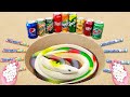 Download Coca Cola Different Fanta Mtn Dew Pepsi Sprite And Stretch Toy Snake Vs Mentos In Underground Mp3 Song