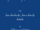 you and me ... love you chu chu ko