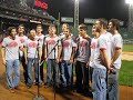 SHM sings the National Anthem at Fenway Park