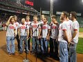 SHM sings the National Anthem at Fenway Park