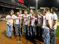 SHM sings the National Anthem at Fenway Park